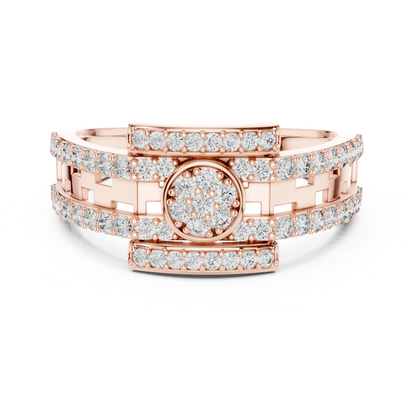 Luxury Diamond Open Wrap Rings | Contemporary White Gold Style