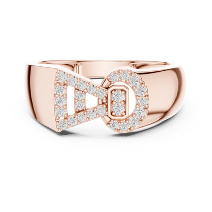 Luxury Buckle Diamond Rings | Modern Statement Jewelry Style