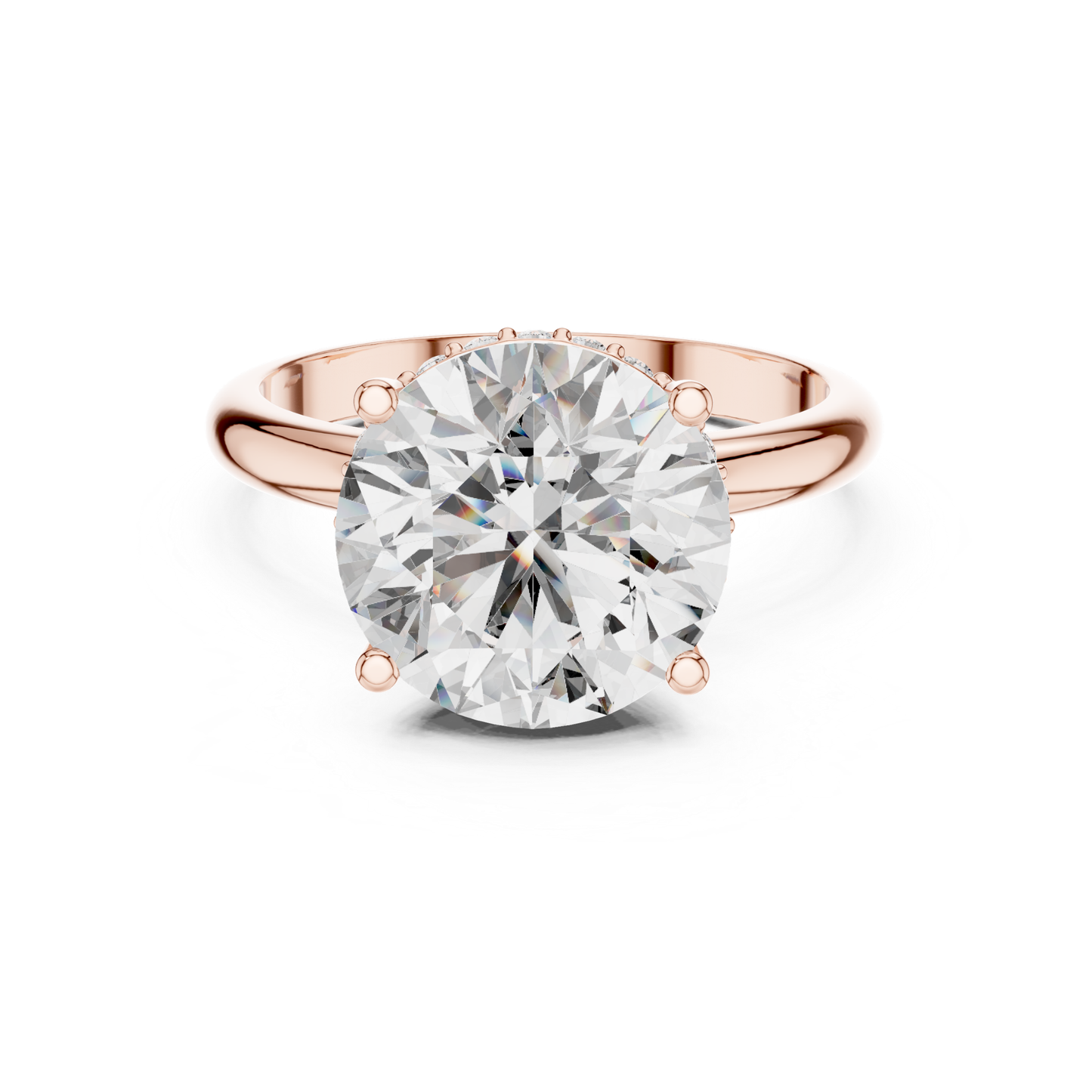 Klassischer runder Diamant-Solitärring | The One & Only Forever