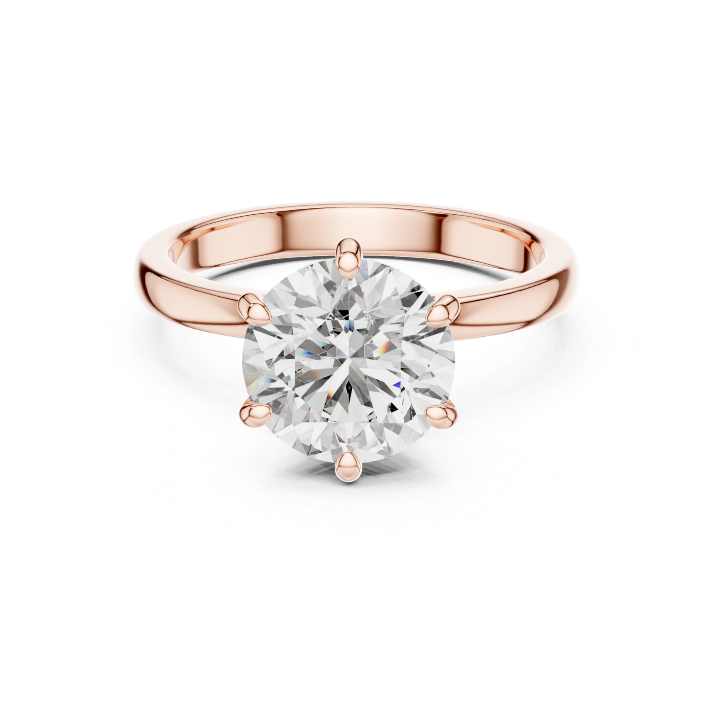 Round Cut Diamond Solitaire Ring | One Diamond, Infinite Love