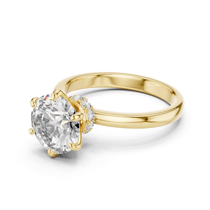 Round Cut Diamond Solitaire Ring | One Diamond, Infinite Love