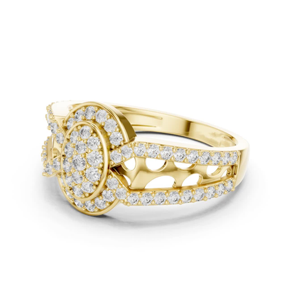 Round Diamond Halo Engagement Rings | Luxury Vintage Style
