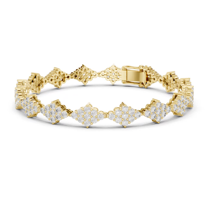 Round Diamond Tennis Bracelet | Modern Luxury Style