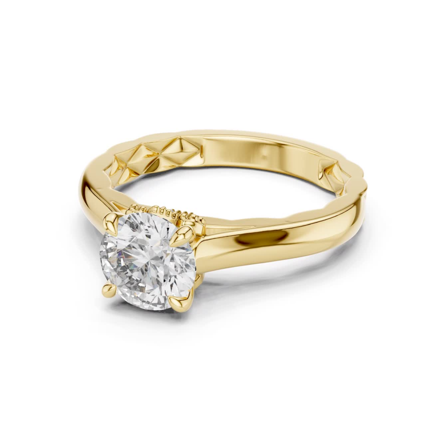 Round Cut Diamond Solitaire Ring | One Moment, Infinite Brilliance