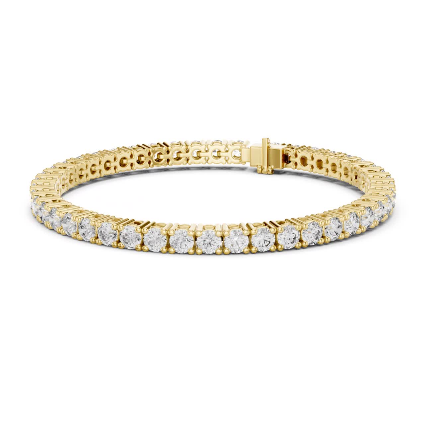 Round Cut Diamond Tennis Bracelet | Luxury Sparkle Style