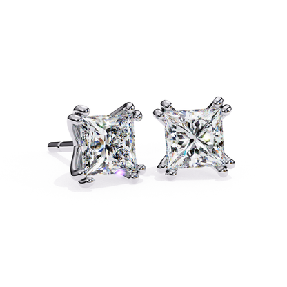 Lab Grown Diamond Gold Stud Earrings for Women