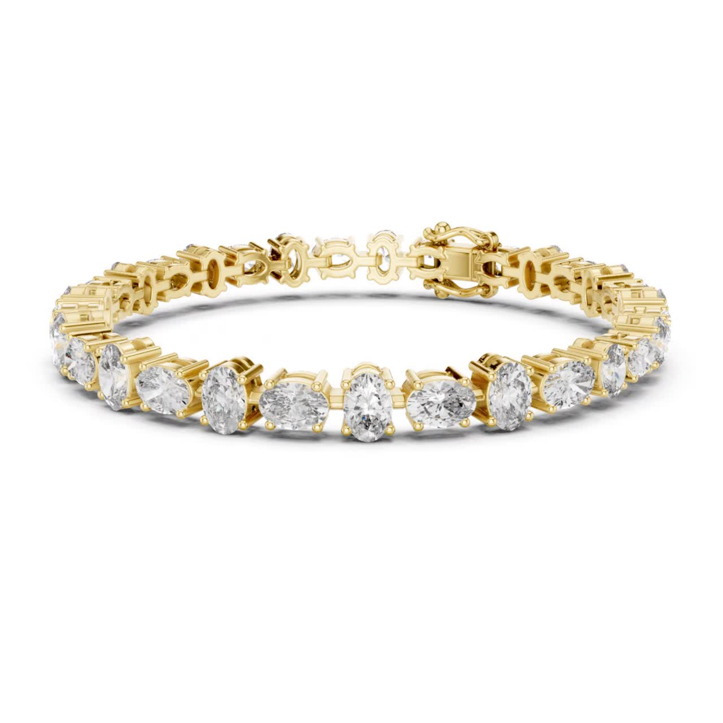 Oval Cut Diamond Tennis Bracelet | Luxury Elegance Style