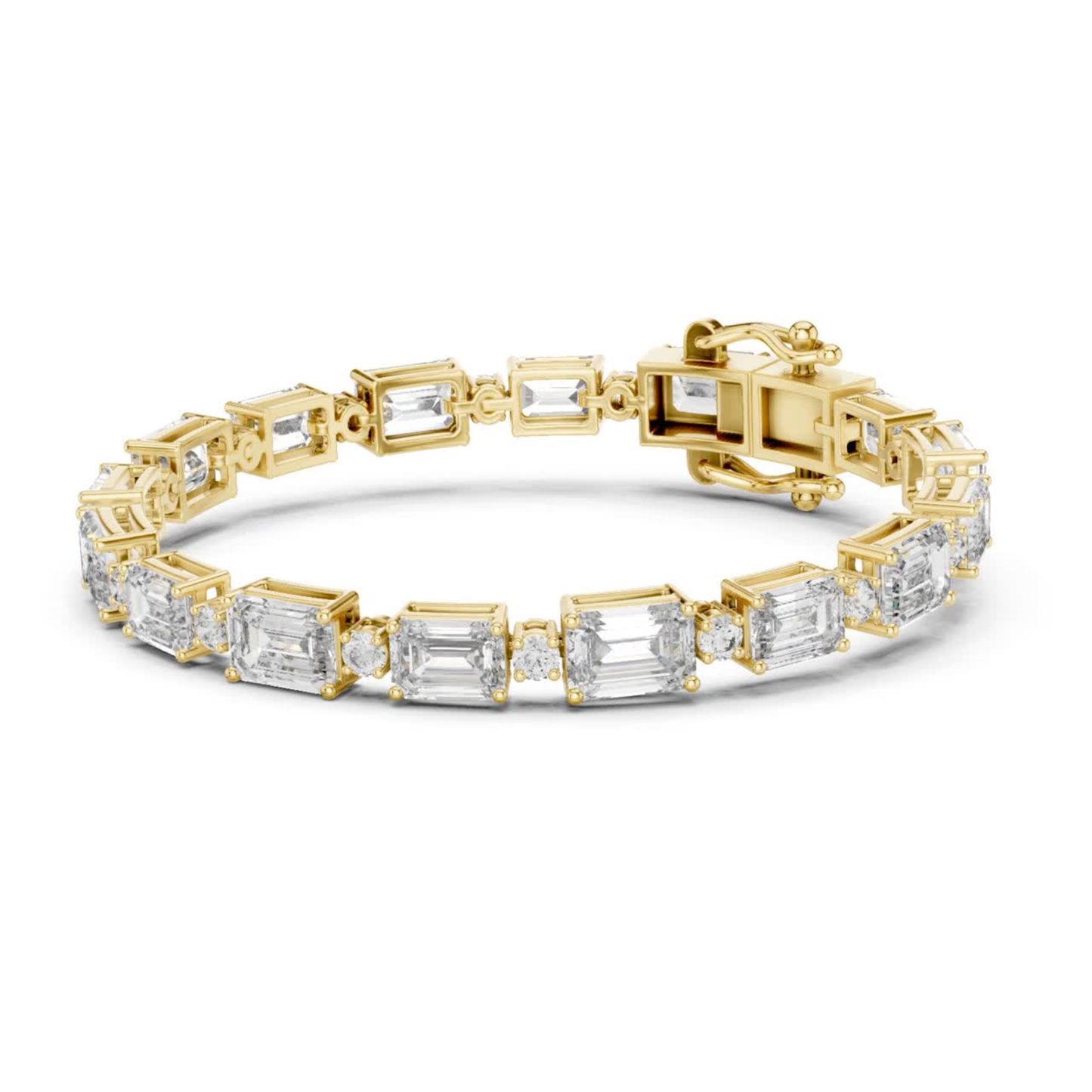 Emerald Cut Diamond Tennis Bracelet | Modern Luxury Jewelry Style