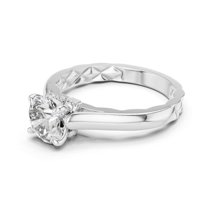 Round Cut Diamond Solitaire Ring | One Moment, Infinite Brilliance