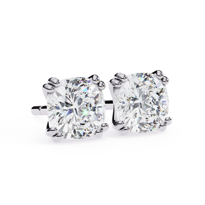 Real Lab Grown Diamond Gold Stud Earrings | Timeless Fine Jewelry