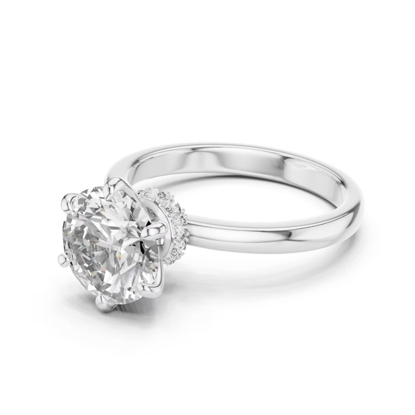 Round Cut Diamond Solitaire Ring | One Diamond, Infinite Love
