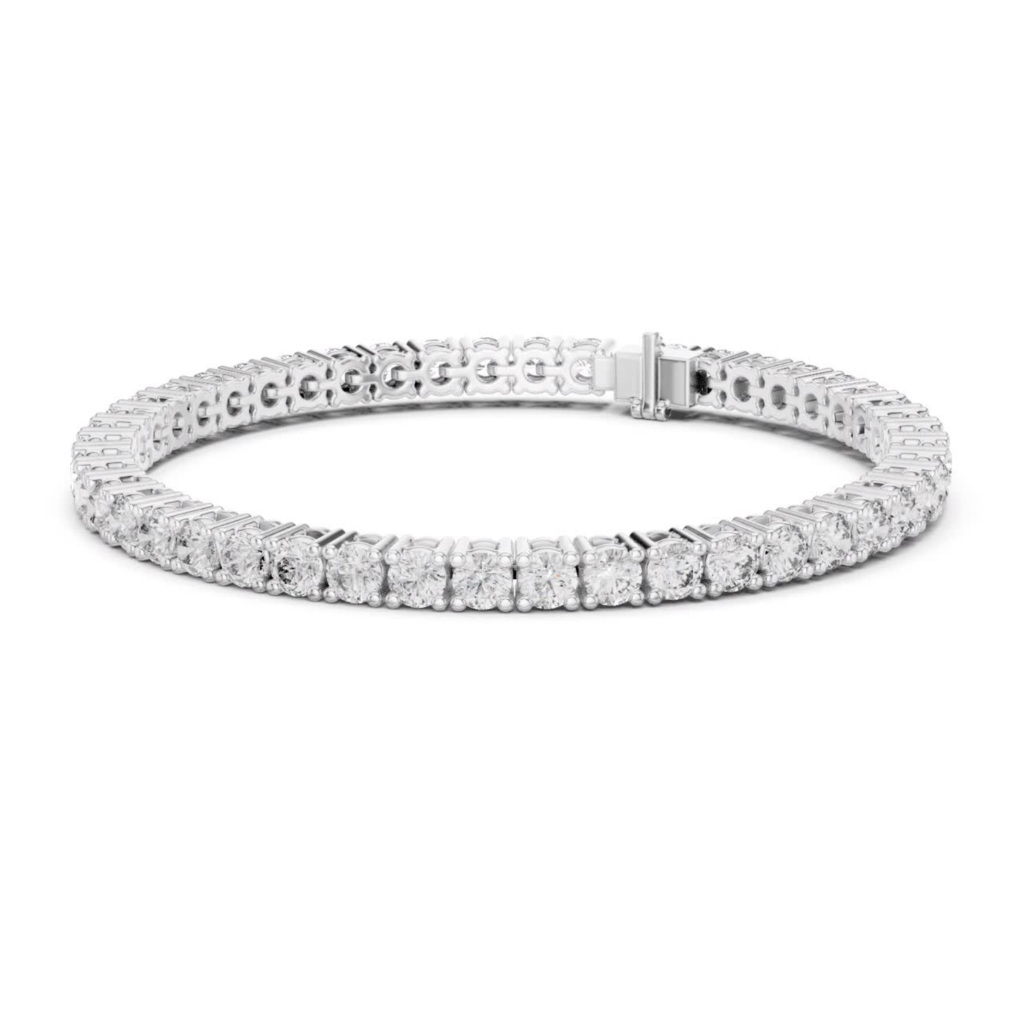 Round Cut Diamond Tennis Bracelet | Luxury Sparkle Style