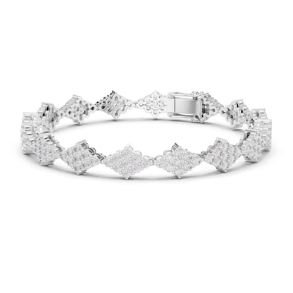 Round Diamond Tennis Bracelet | Modern Luxury Style
