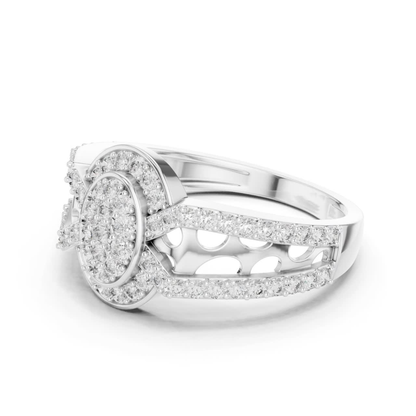 Round Diamond Halo Engagement Rings | Luxury Vintage Style