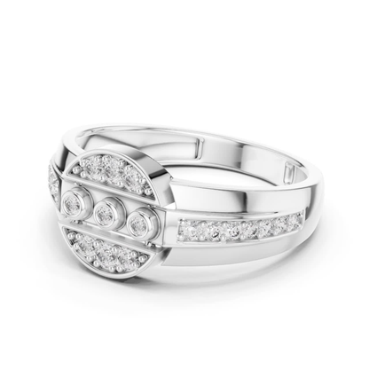 Modern Diamond Band Ring | Contemporary Luxury Style