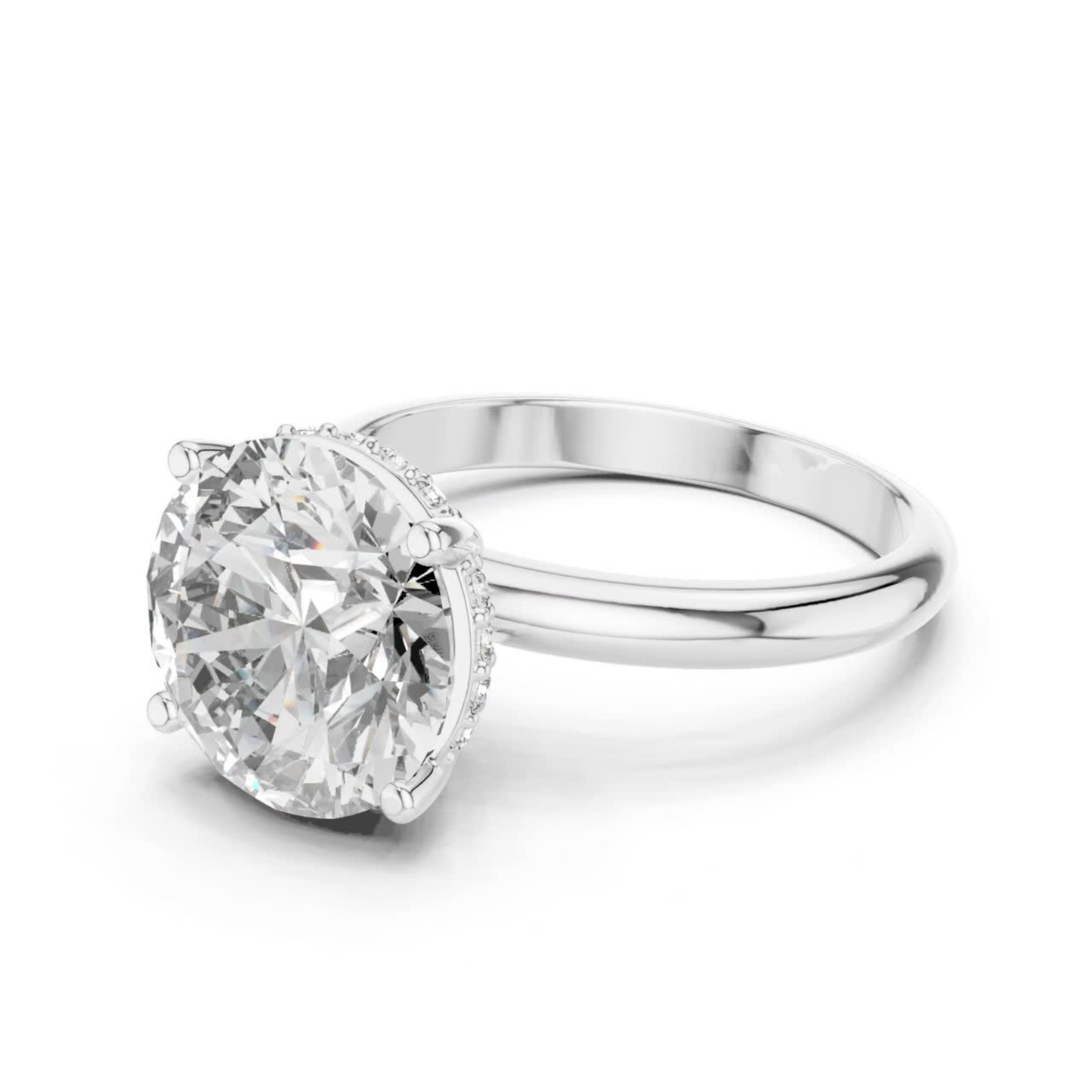 Klassischer runder Diamant-Solitärring | The One & Only Forever