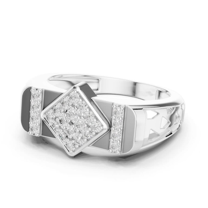 Princess Shape Round Diamond Ring | Modern Luxury Style