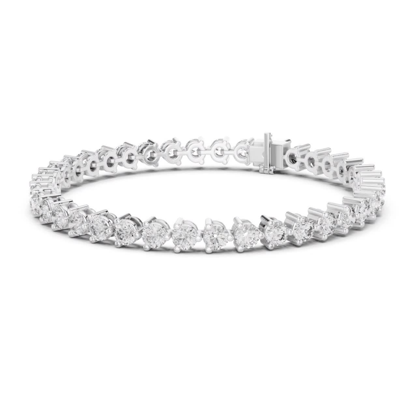 Round Cut Diamond Tennis Bracelet | Timeless Luxury Style