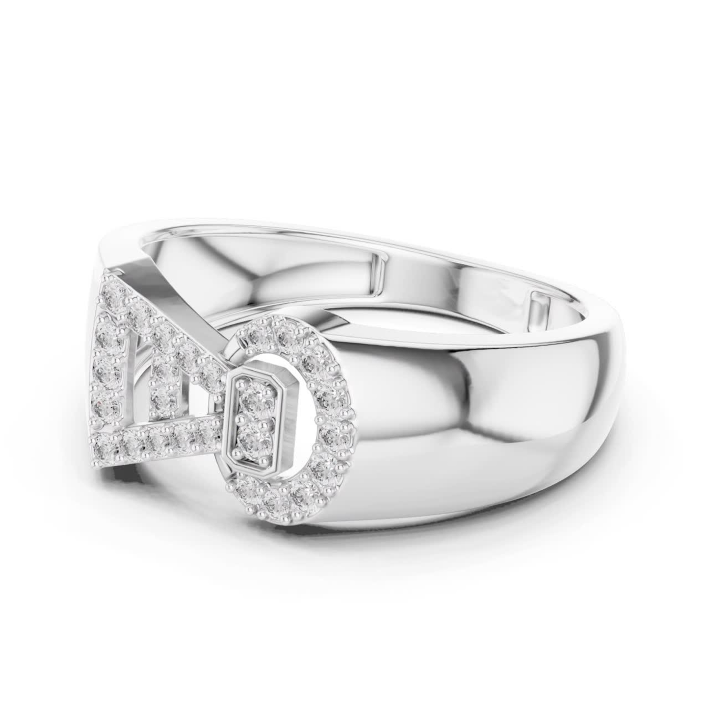 Luxury Buckle Diamond Rings | Modern Statement Jewelry Style