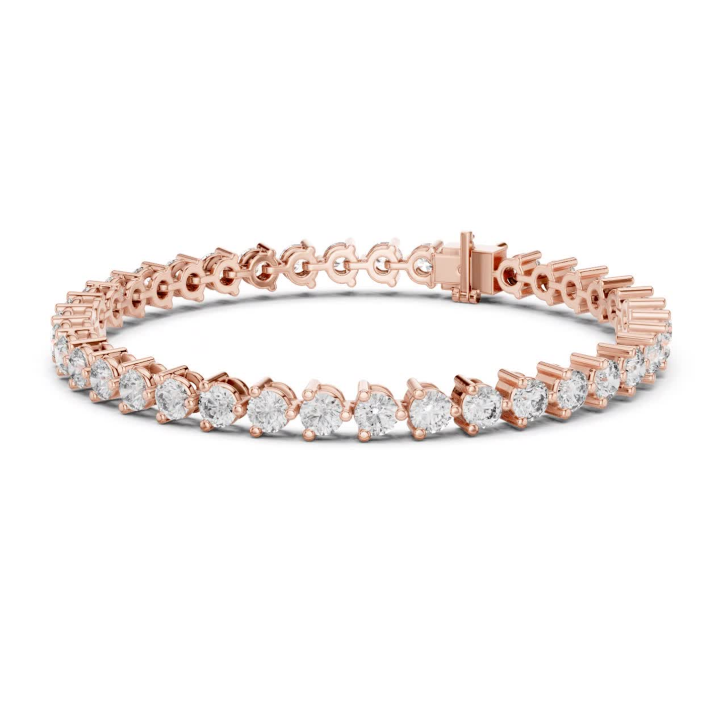 Round Cut Diamond Tennis Bracelet | Timeless Luxury Style