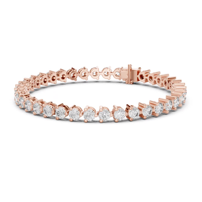 Round Cut Diamond Tennis Bracelet | Timeless Luxury Style