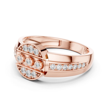 Modern Diamond Band Ring | Contemporary Luxury Style