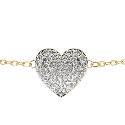 Eternal Love Diamond Bracelet | Fine 18K 14K 10K Gold Luxury