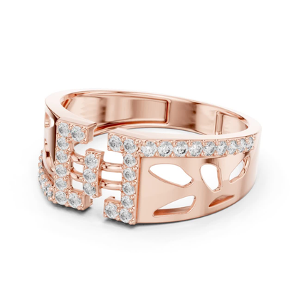 Luxury Diamond Open Band | Contemporary Statement Jewelry