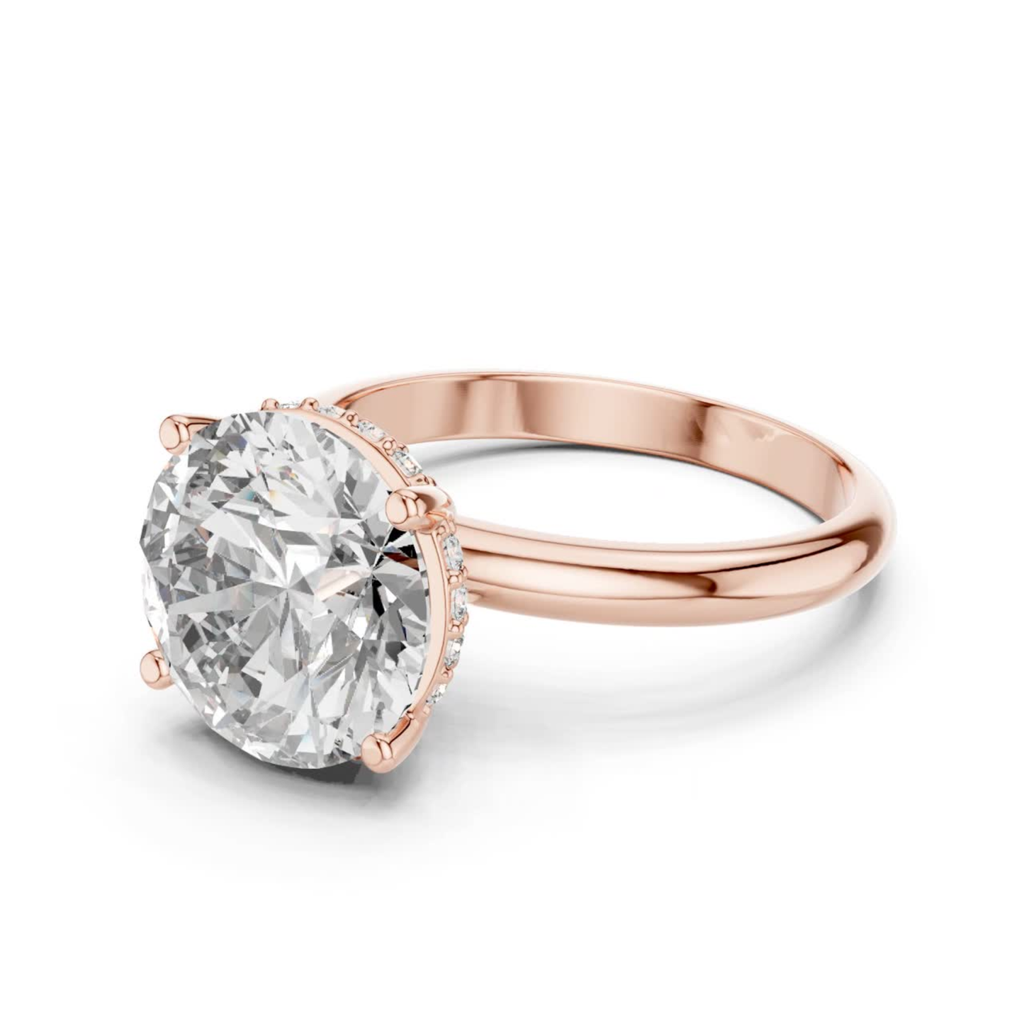 Klassischer runder Diamant-Solitärring | The One & Only Forever