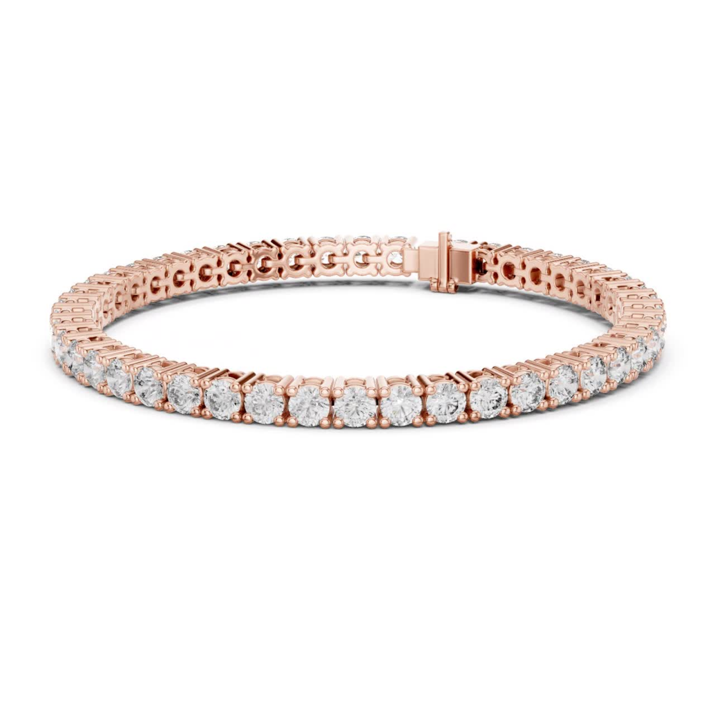 Round Cut Diamond Tennis Bracelet | Luxury Sparkle Style
