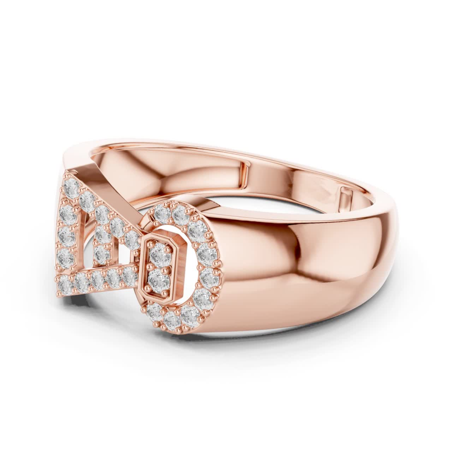 Luxury Buckle Diamond Rings | Modern Statement Jewelry Style