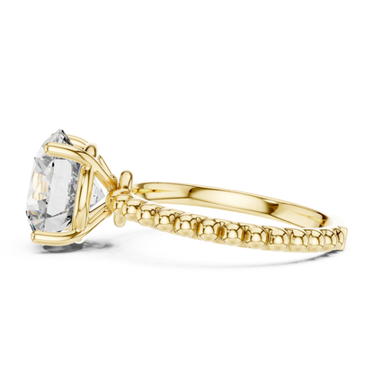 Round Diamond Beaded Band Ring | Brilliance Bead by Bead