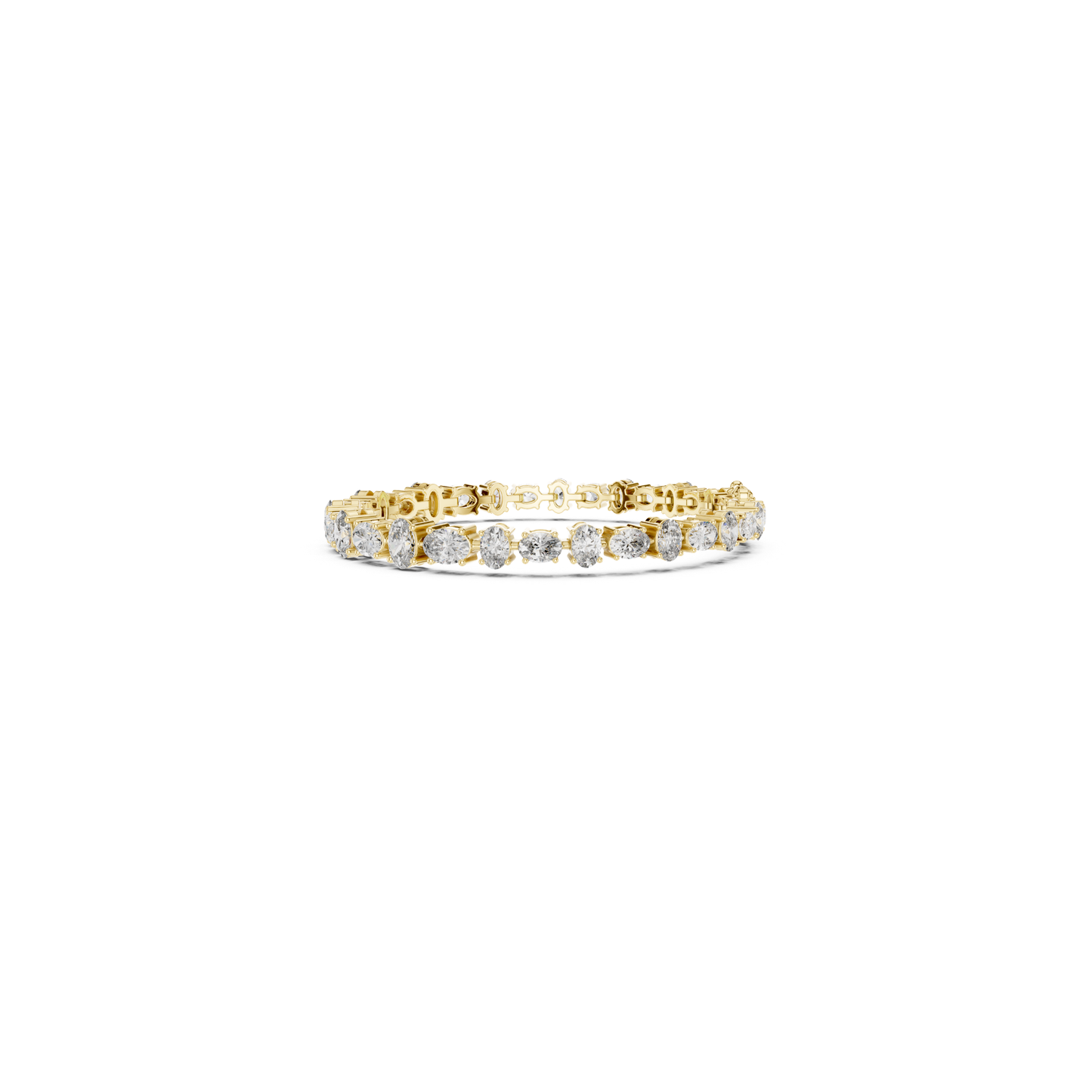 Oval Cut Diamond Tennis Bracelet | Luxury Elegance Style