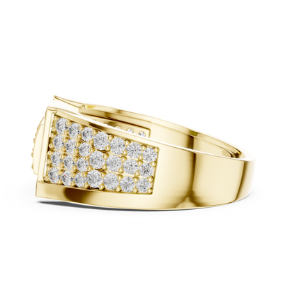 Geometric Diamond Band | Modern Luxury Jewelry Style
