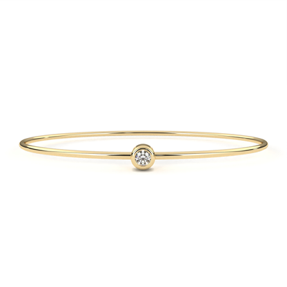 Klassisches Einzel-Diamantarmband | Edler Luxus aus 18K und 14K Gold