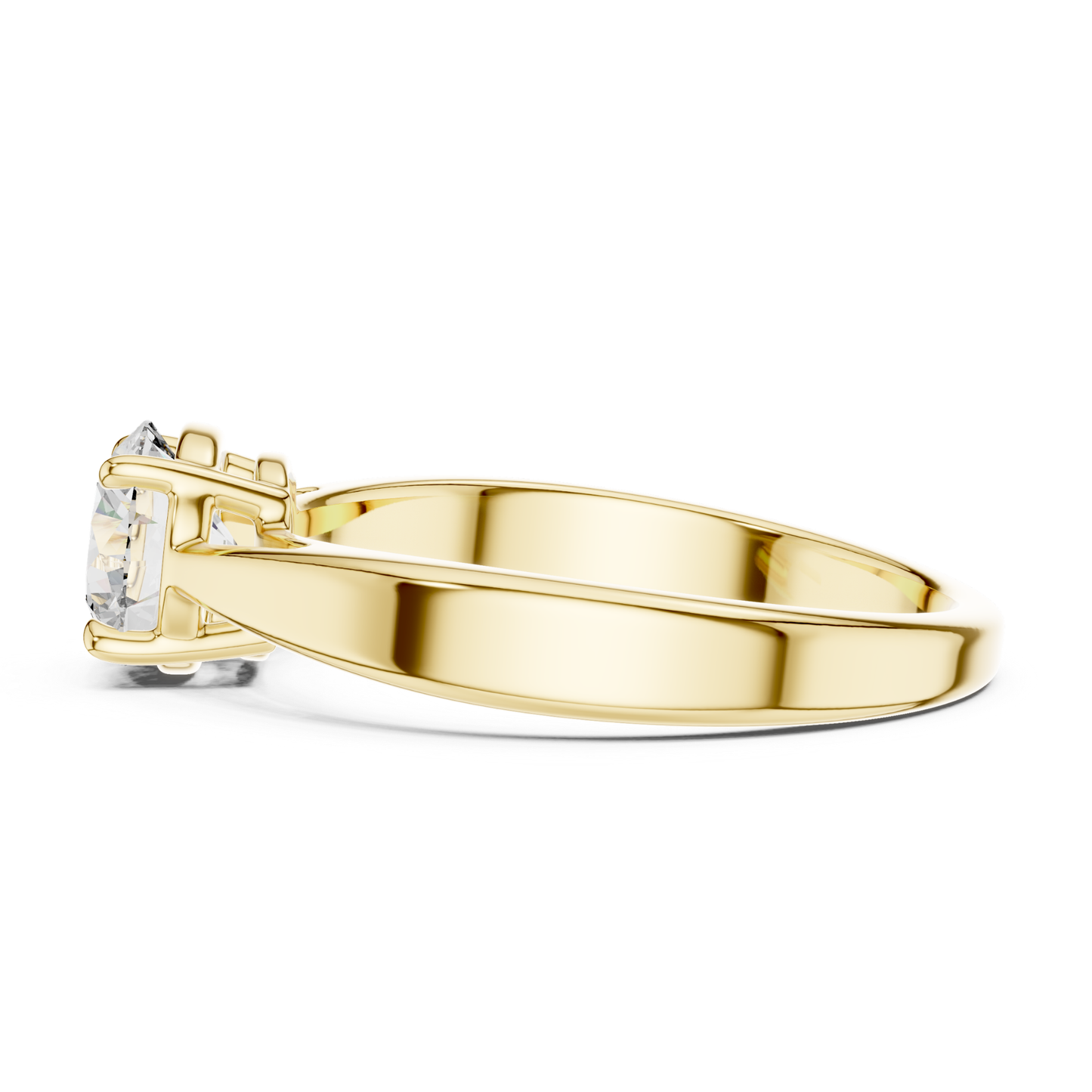 Round Diamond Classic Ring | 18K Gold Fine Jewelry
