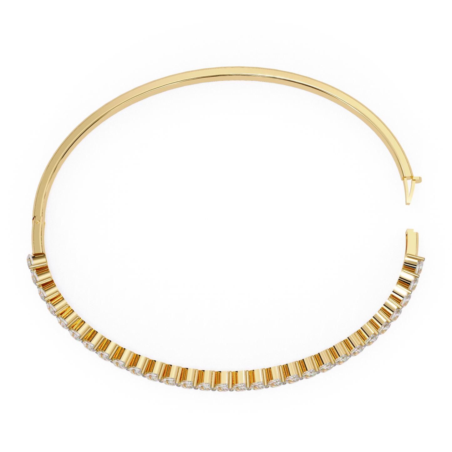 Elegant Glow Diamond Bangle | Radiant Luxury for Every Wrist