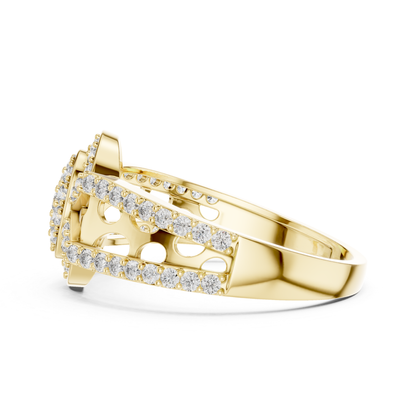 Round Diamond Halo Engagement Rings | Luxury Vintage Style