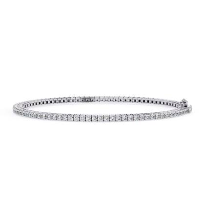 Radiant Line Diamond Bracelet