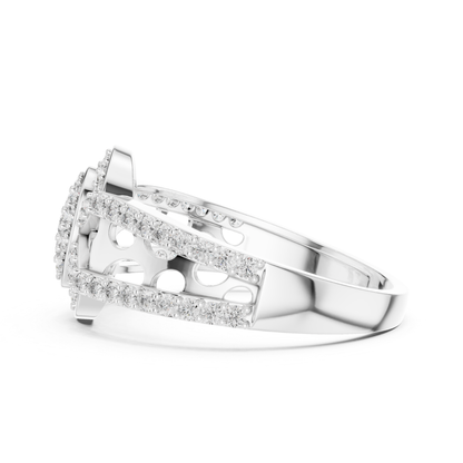 Round Diamond Halo Engagement Rings | Luxury Vintage Style