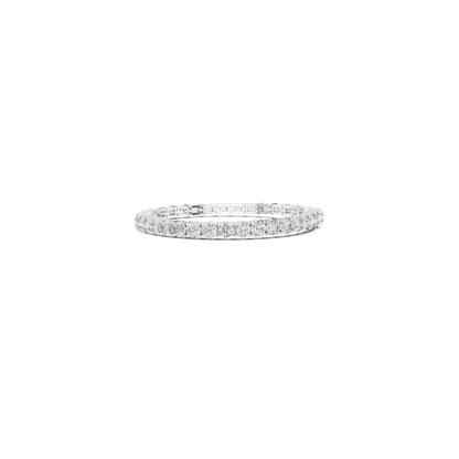 Round & Emerald Cut Diamond Tennis Bracelet | Luxury Elegance Style