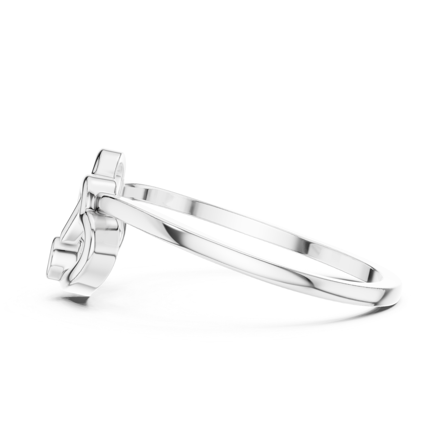 Double Heart Diamond Open Ring | Elegant Love Jewelry Style