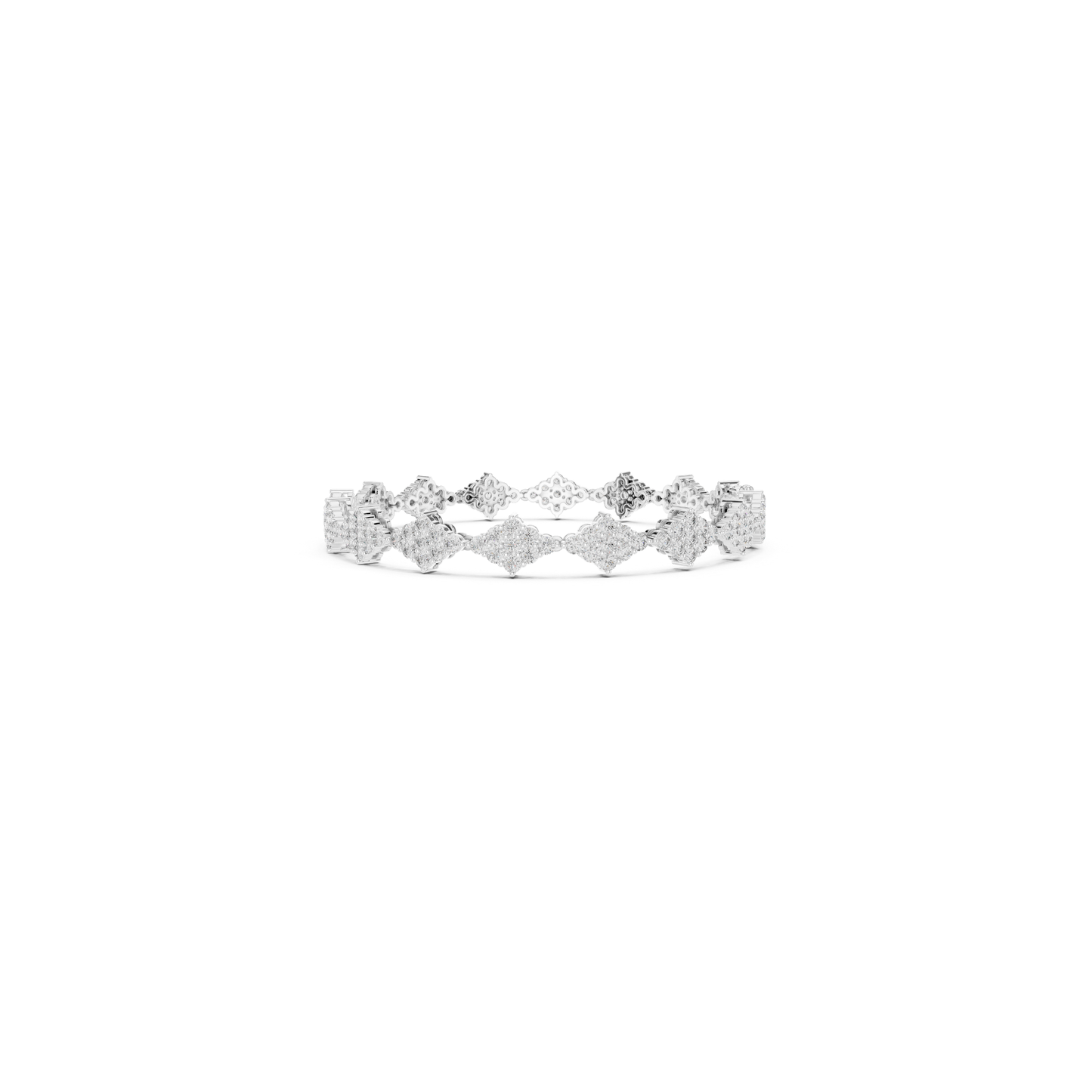 Round Diamond Tennis Bracelet | Modern Luxury Style