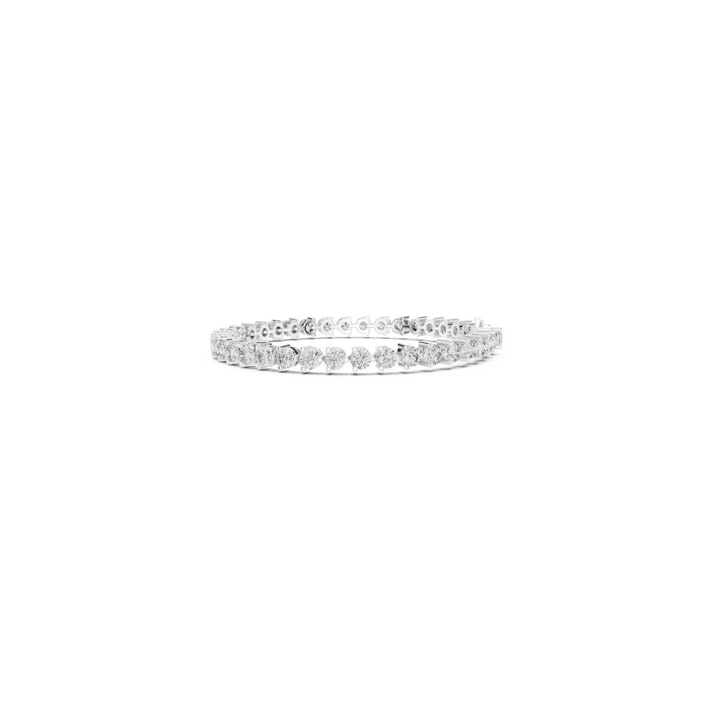Round Cut Diamond Tennis Bracelet | Timeless Luxury Style