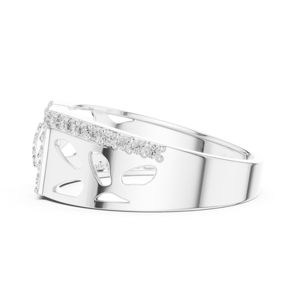 Luxury Diamond Open Band | Contemporary Statement Jewelry