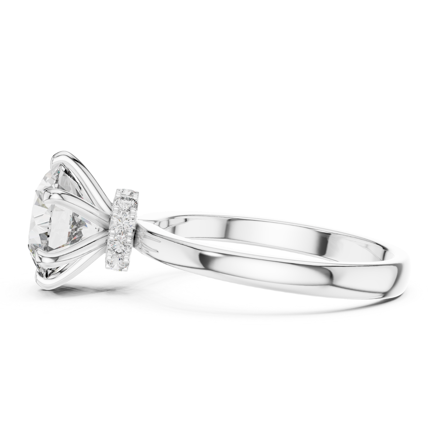 Round Cut Diamond Solitaire Ring | One Diamond, Infinite Love