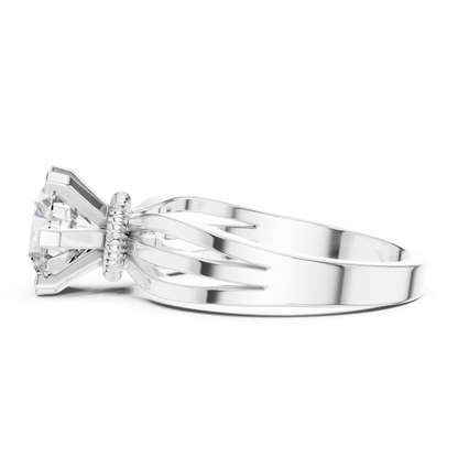 Round Diamond Layered Band Ring | Fine 18K 14K 10K Gold Luxe