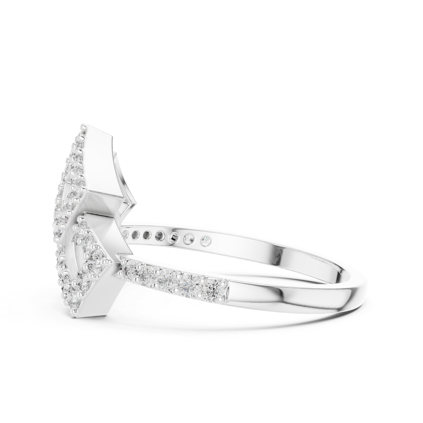 Princess Cut Double Square Diamond Rings | Modern Luxury Style