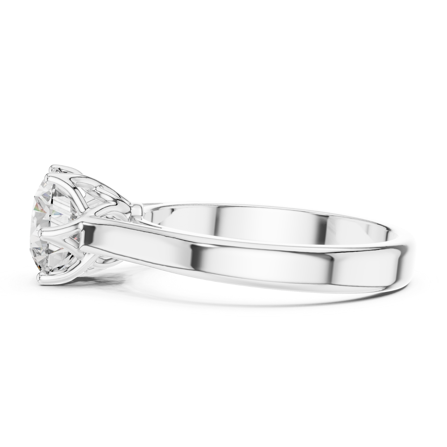 Round Diamond Classic Band Ring | Fine 18K 14K 10K Gold Luxe