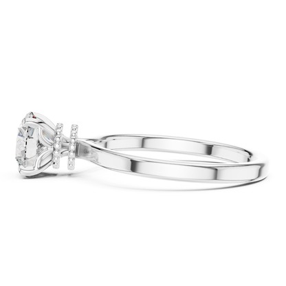 Round Diamond Classic Band Ring | 18K Gold Fine Jewelry